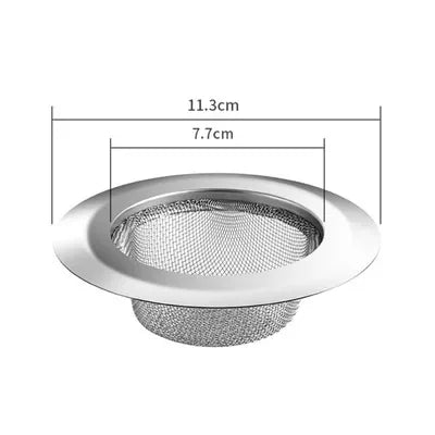 Stainless Steel Bathtub Hair Catcher Stopper Shower Drain Hole Filter Trap Kitchen Metal Sink Strainer Floor Drain TechVisio