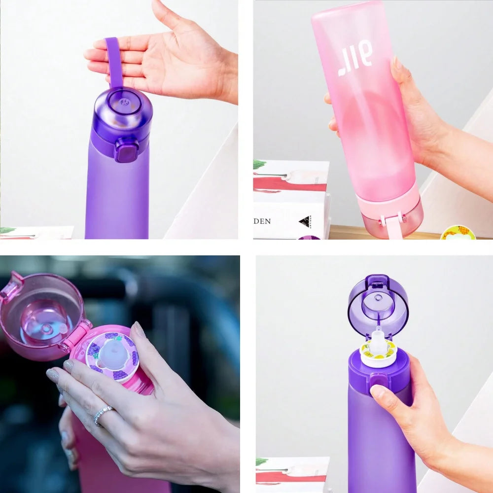 Gourde Aromatisée 800ml – Pod Fruité & Paille