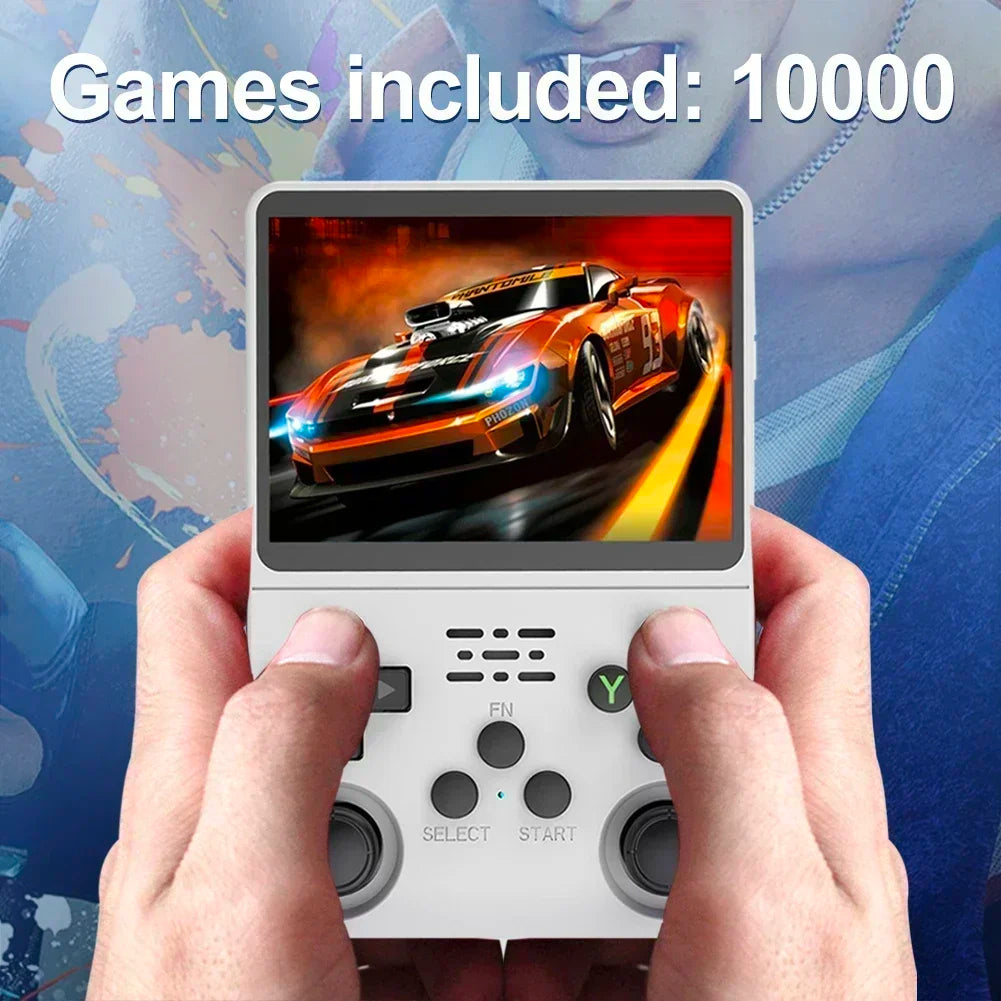 Console Rétro R36S – Écran IPS 3.5", 15000+ Jeux, Linux | 64G à 256G TechVisio