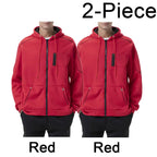 Men's Full Zip Hoodie Jacket Hooded Plain Pocket Sports Outdoor Daily Sports Hot Stamping Designer Basic Casual Sweatshirts TechVisio