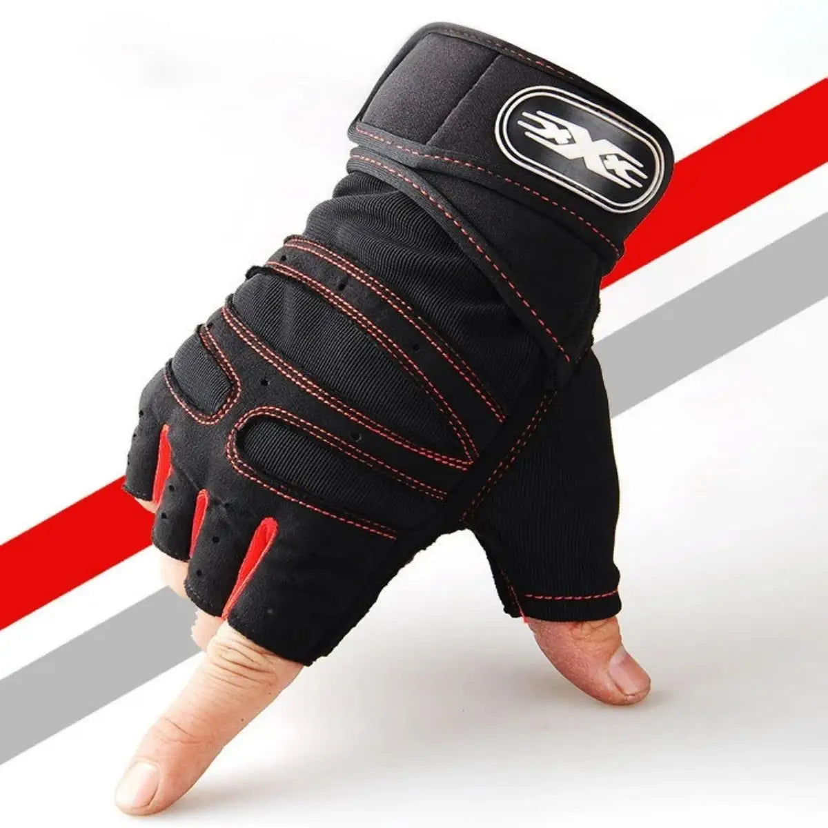 Gym Gloves for Men Women Fitness Weight Lifting Wristband Gloves Body Building Training Sports Exercise Cycling Glove Shockproof TechVisio