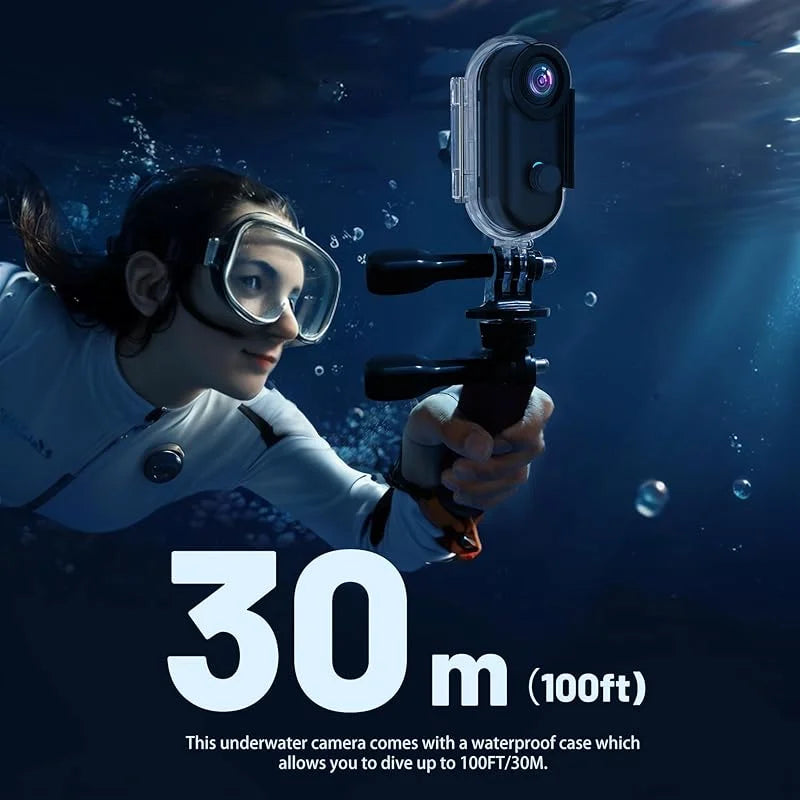 Kaysunlink 4K Action Camera – IPX7 30m | Wi-Fi | Helmet Bike Motorcycle Drone
