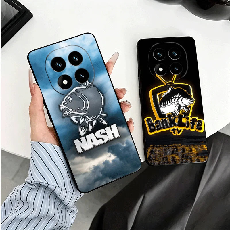 Xiaomi Redmi Note Pêche Nash Fishing Hülle – Weiches TPU Silikon, Redmi Note 10 bis 15 Pro
