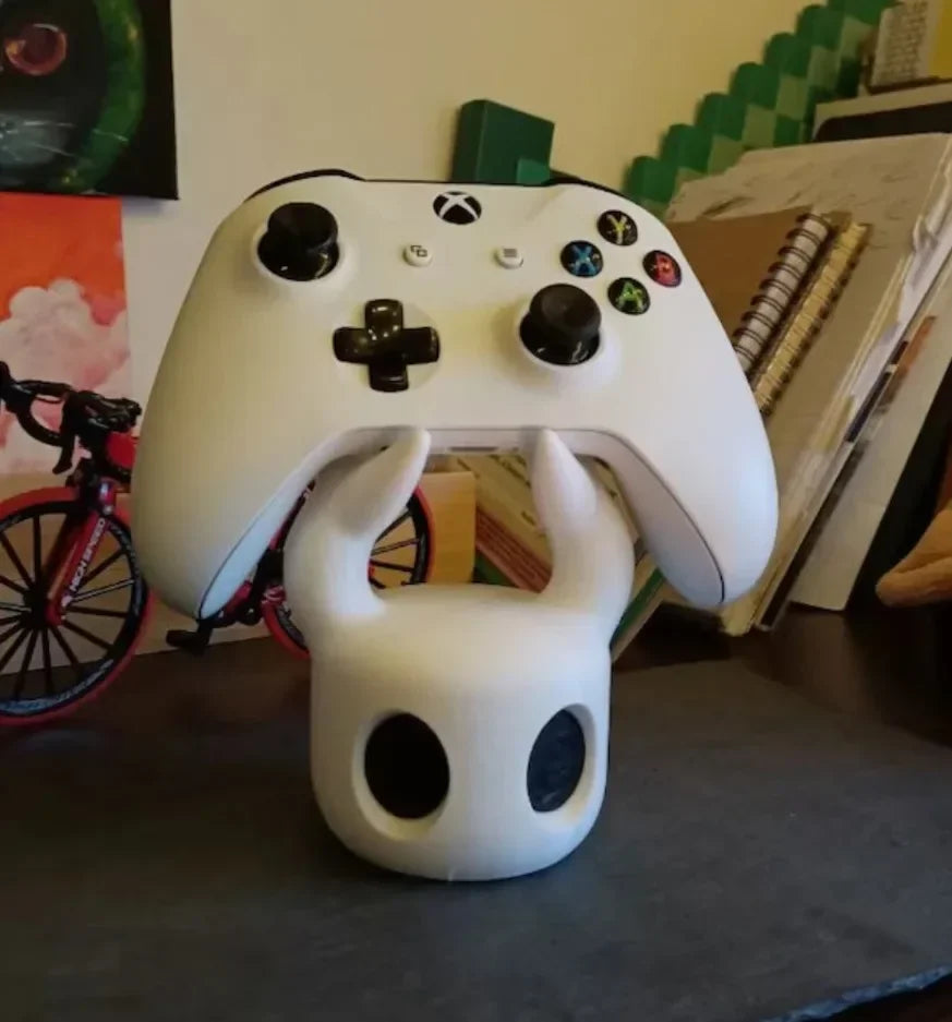 Support Manette Gaming Hollow Knight – PS4, PS5, Switch, Noir & Blanc