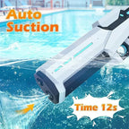43cm Electric Water Guns for Adults Powerful Squirt Automatic Water Suction Water Blasters Outdoor Beach Toy for Boys Kids Gift TechVisio