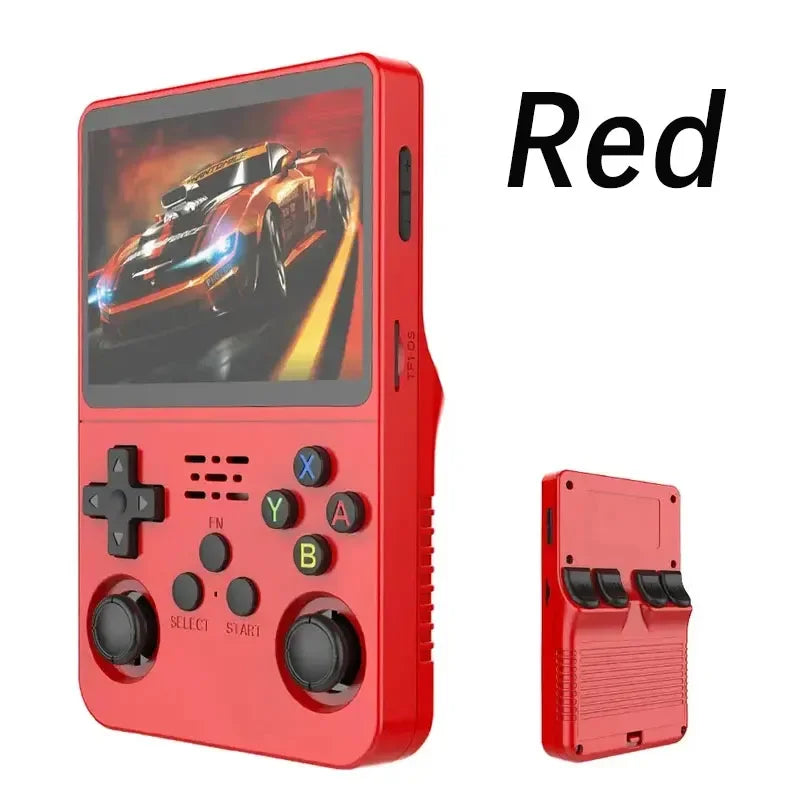 Console Rétro R36S – Écran IPS 3.5", 15000+ Jeux, Linux | 64G à 256G TechVisio