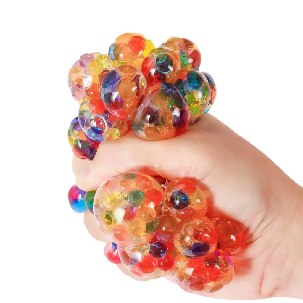 Balle Squishy Anti-stress arc-en-ciel Datgo