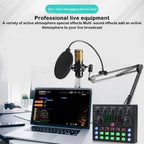 Kit Streaming V8S – Carte Son Double DSP | Micro BM-800 | BT 5.0 TechVisio
