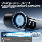 Ventilateur Portable Pliable USB + Poche à Glace – 100 Vitesses TechVisio