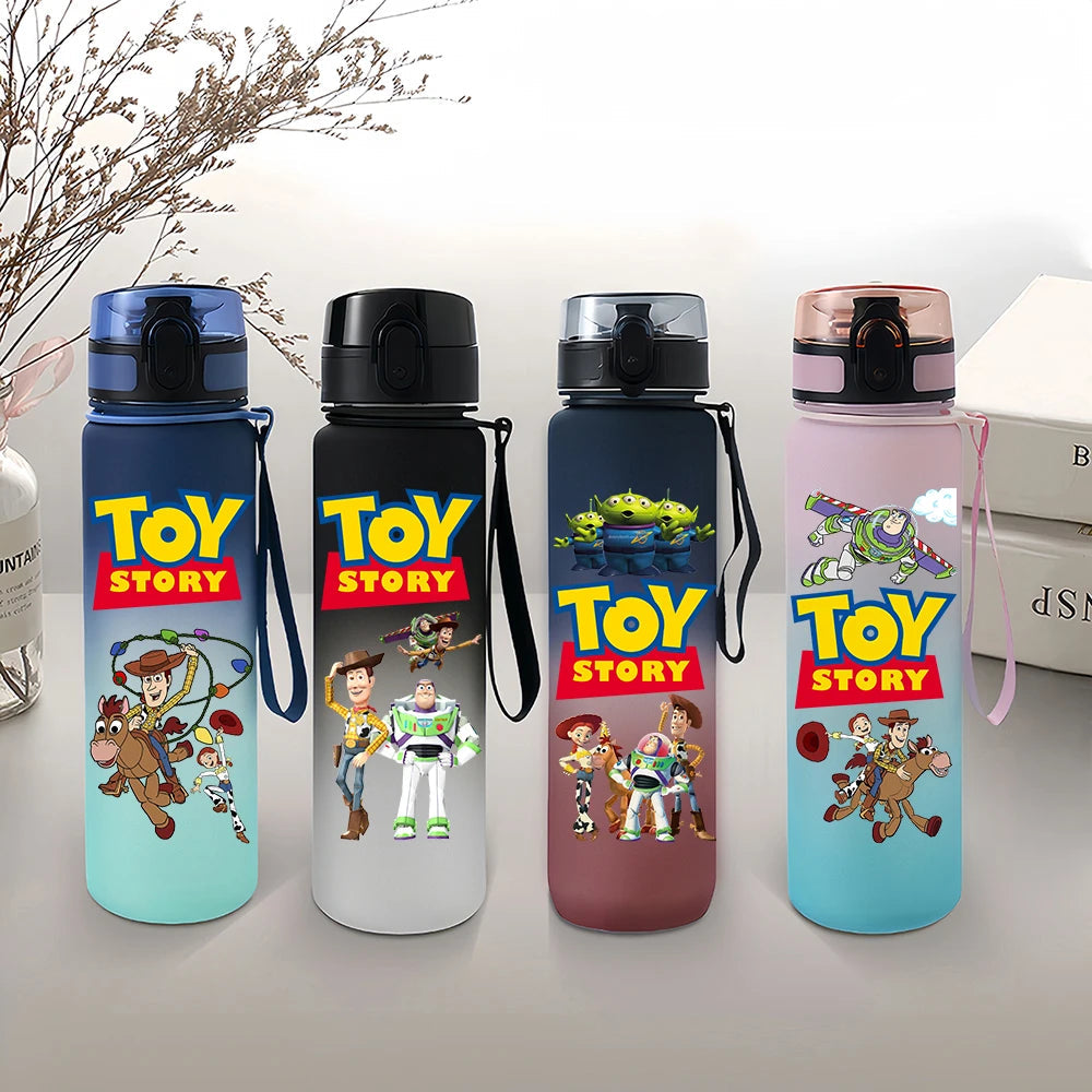 Toy Story Cartoon Drinking Glasses Woody Portable Cup Outdoor Sports Water Bottle Drinking Cup Cartoon Plastic Frosted Kettle TechVisio