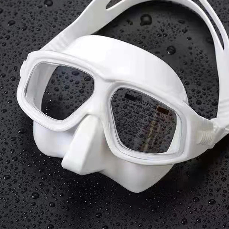 Diving mask Free diving surface mirror high definition  lens snorkeling mask equipment TechVisio