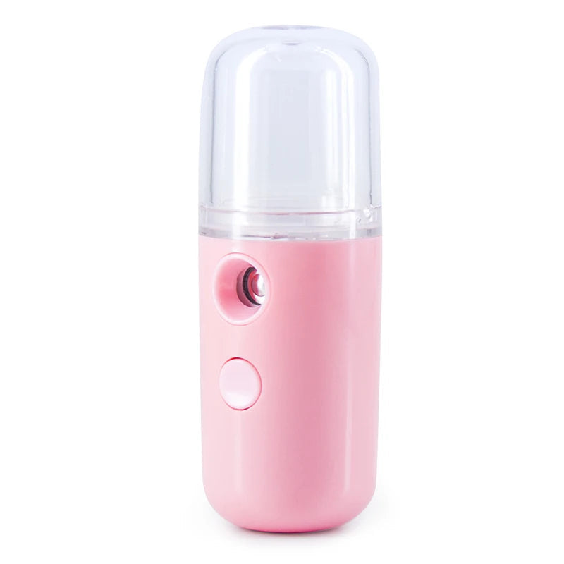 Nano Mister 30 ml Mini Face Humidifier Portable Facial Sprayer USB Rechargeable Handy Skin Care Machine for Face Hydrating TechVisio