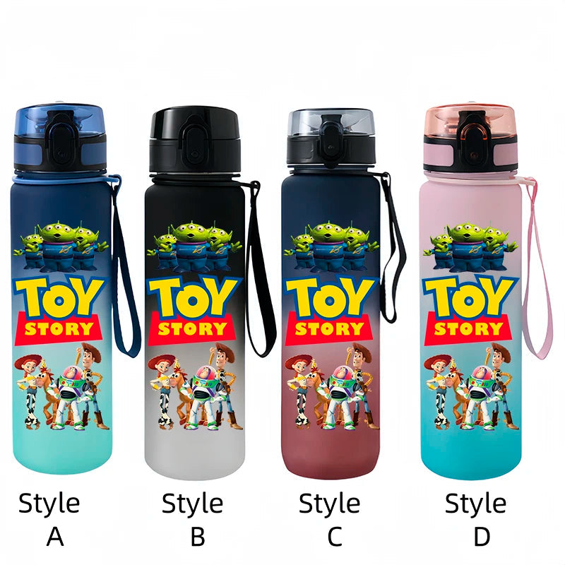 Toy Story Cartoon Drinking Glasses Woody Portable Cup Outdoor Sports Water Bottle Drinking Cup Cartoon Plastic Frosted Kettle TechVisio