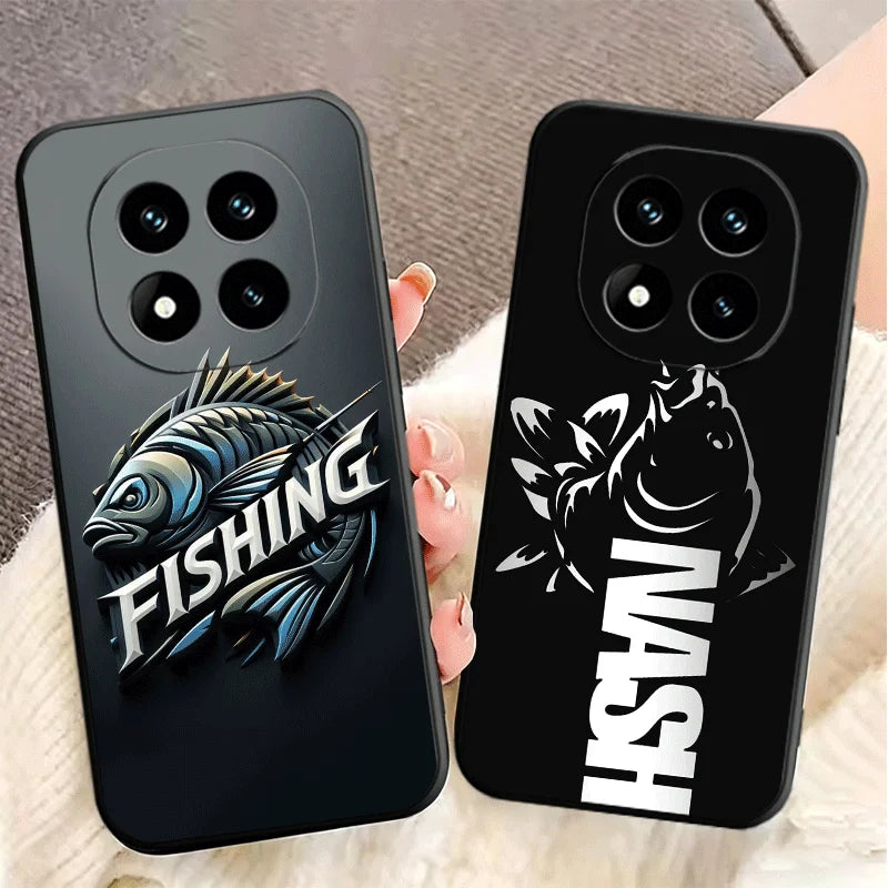 Xiaomi Redmi Note Pêche Nash Fishing Hülle – Weiches TPU Silikon, Redmi Note 10 bis 15 Pro