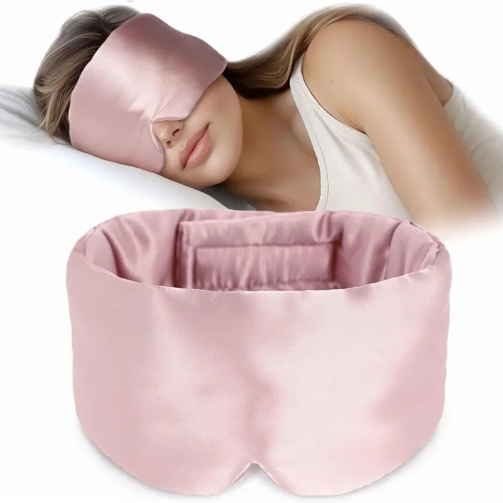 100% Mulberry Silk Sleep Mask – Anti-Wrinkle | Blackout | 6 Colors
