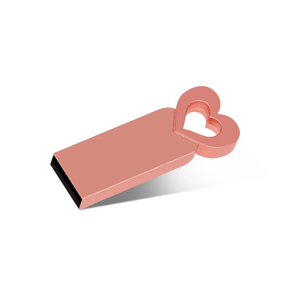KFHIREW Metall-USB-Stick – 4G bis 128G, hohe Geschwindigkeit, wasserdicht, Silber/Gold/Rosa/Gun