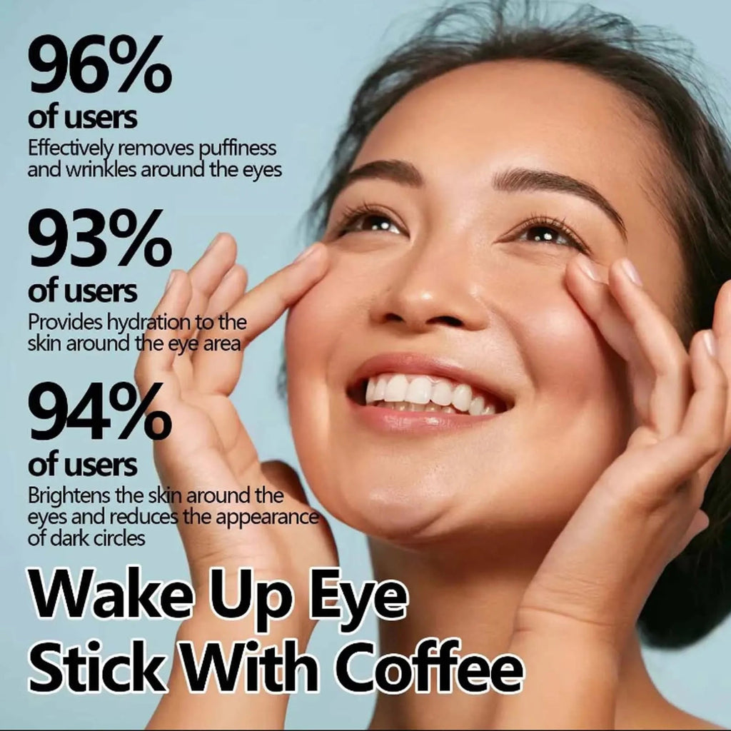 Snail Eye Cream Stick Collagen Fade Fine Lines Wrinkle Lightening Dark Circles Firming Eye Bags Puffiness Moisturizing Eye Cream TechVisio