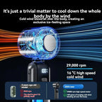Ventilateur Portable Pliable USB + Poche à Glace – 100 Vitesses TechVisio