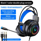 LEEDOAR G60 – Casque Gaming Surround 7.1 Micro 360° LED TechVisio