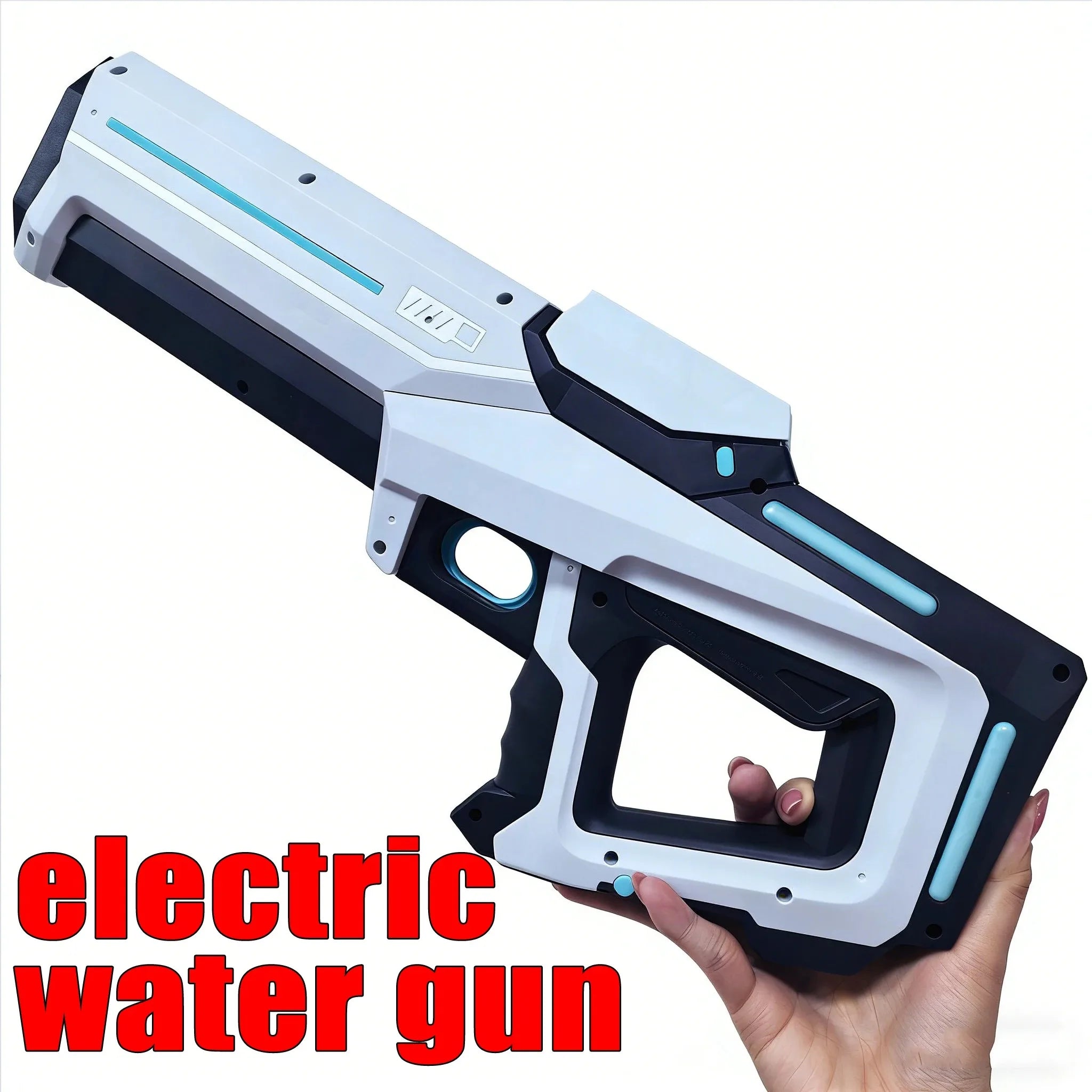 43cm Electric Water Guns for Adults Powerful Squirt Automatic Water Suction Water Blasters Outdoor Beach Toy for Boys Kids Gift TechVisio