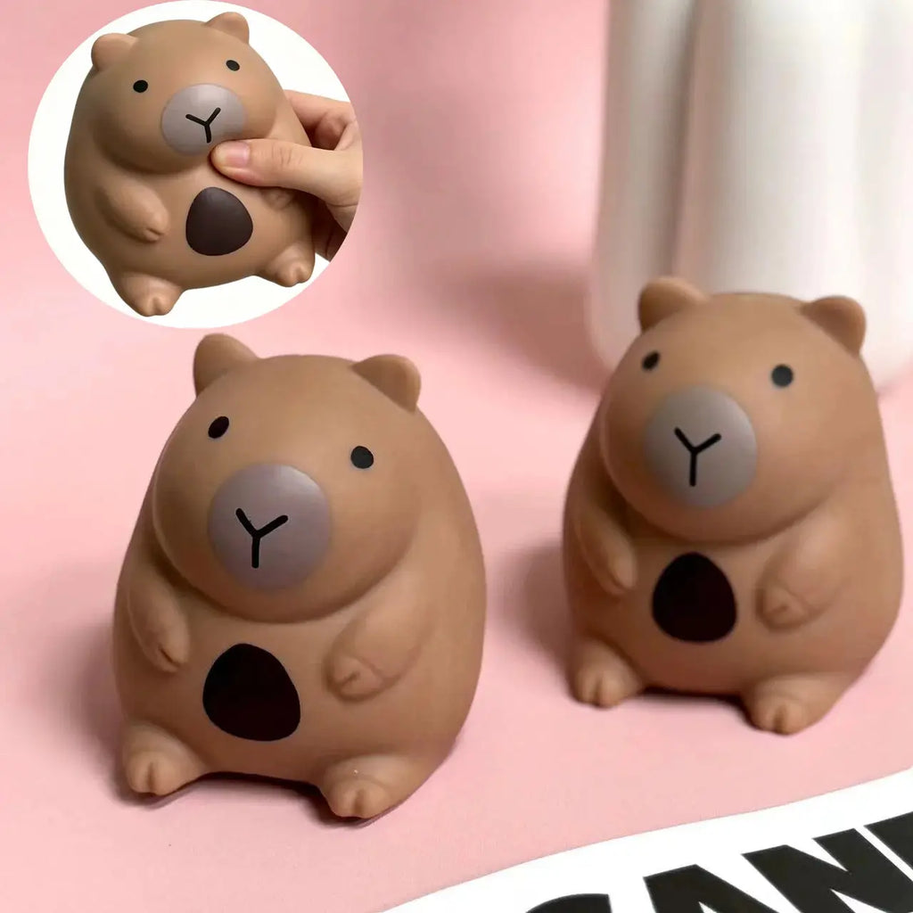 Mini Squishy Capybara Kawaii – Anti-stress Slow Rebound Fidget Toy TechVisio