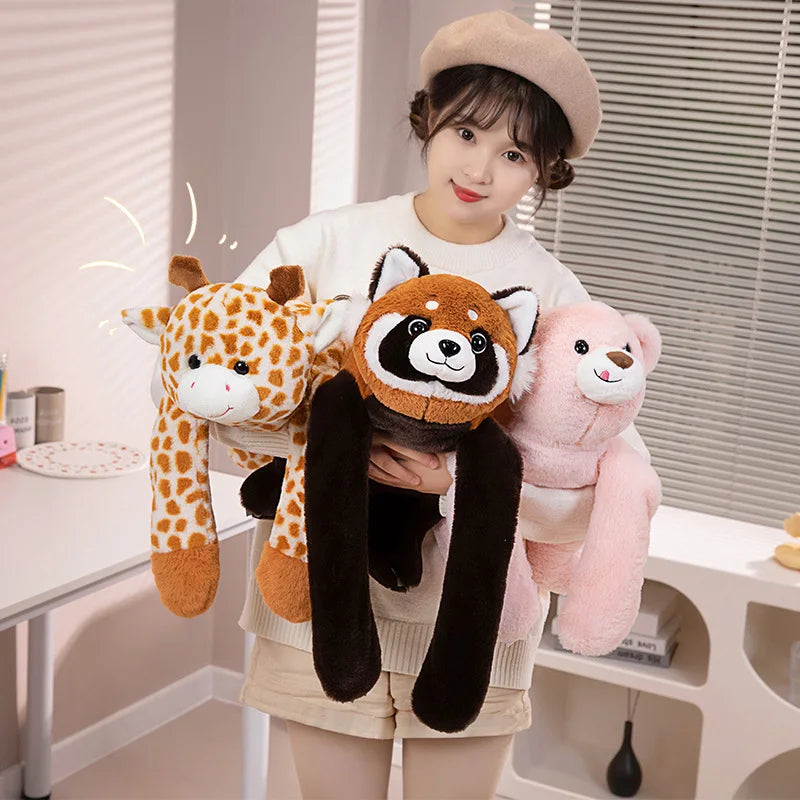 60cm Long Arm Animal Plush – 6 Soft Models