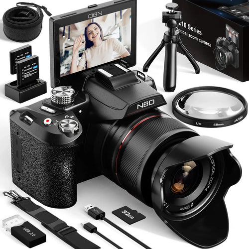 NBD S210 Full Kit Camera – 64MP | 5K | 16x Zoom | Wi-Fi