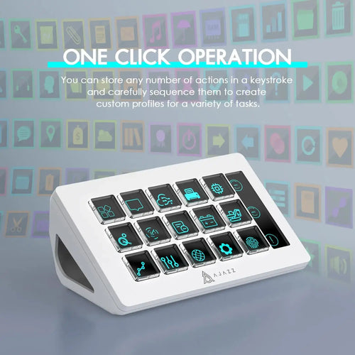 AJAZZ AKP153 – Stream Deck 15 Buttons & RGB Side Screen