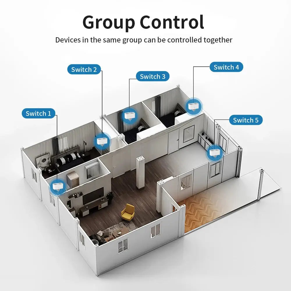 Prise Connectée WiFi Double TNCE – 16A | Alexa Google Home | Tuya TechVisio