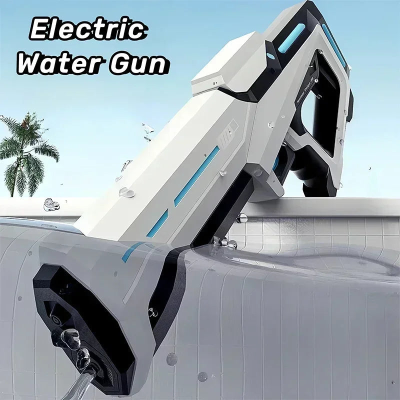 43cm Electric Water Guns for Adults Powerful Squirt Automatic Water Suction Water Blasters Outdoor Beach Toy for Boys Kids Gift TechVisio