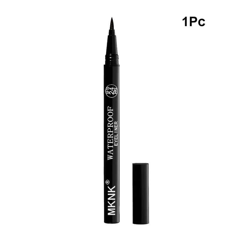 Crayon Eyeliner Noir Waterproof Longue Tenue – Mat, Anti-Bavure | 1 ou 2 pcs TechVisio