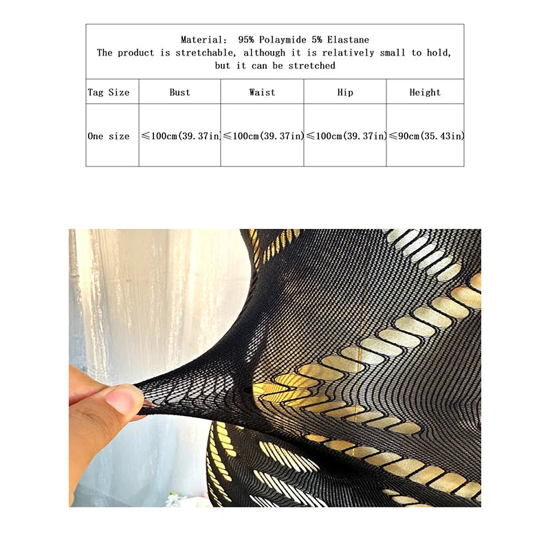 Sexy Cover Up Hollow Out Fishnet Dress without Bikini Summer Holiday DSH602 TechVisio