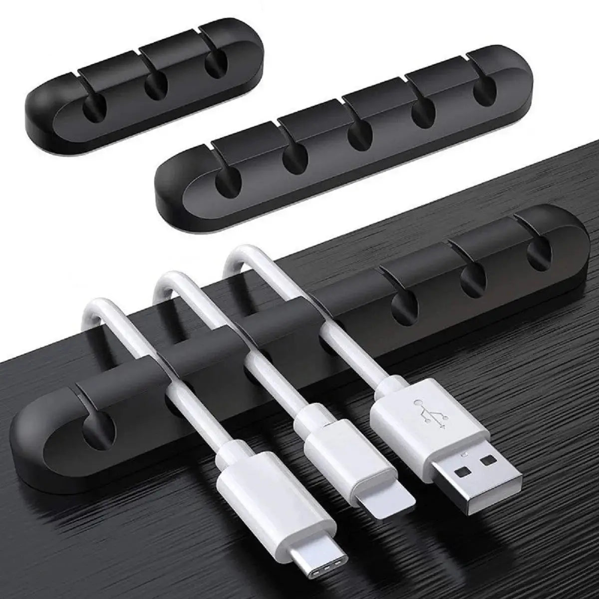 Organisateur de Câbles Silicone NNBILI – 3, 5 ou 7 Emplacements TechVisio