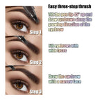 Waterproof Eyebrow Pen, Microblading Eyebrow Pencil With 4 Split Head, Natural Looking Brows Makeup ( 5 Colors) TechVisio