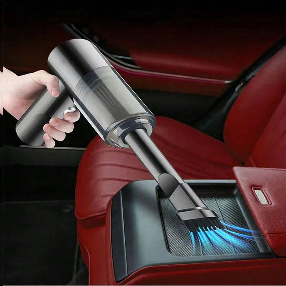 3 In 1 Integrated Suction And Blowing Vacuum Combination Vacuum Cleaner USB Charging Small Car Household Vacuum Cleaner TechVisio