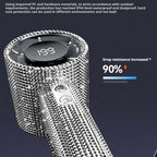 Ventilateur Portable 199 Vitesses Diamants Type-C – IPX4, Écran Digital TechVisio