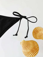 Bikini Triangle String Noir Brésilien – Sexy Plage XS à L TechVisio