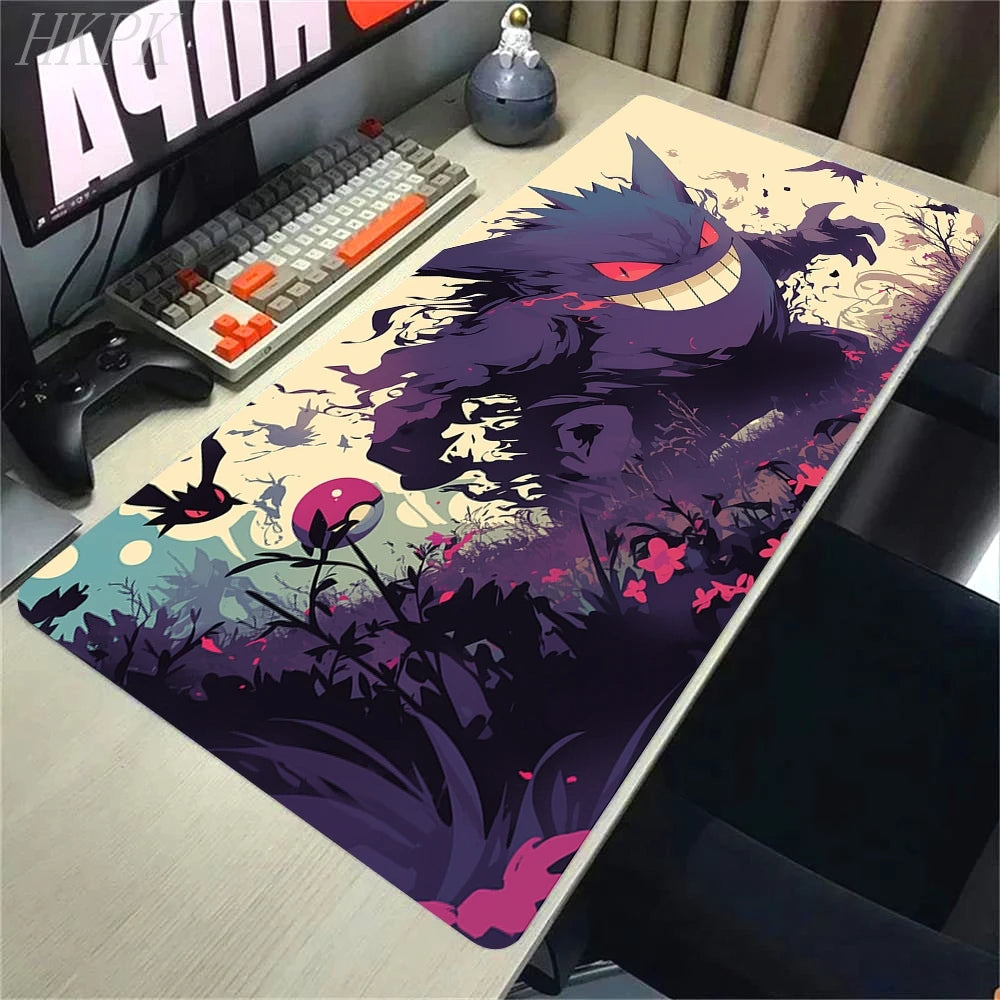 Gaming-Mauspad Pokémon Gengar – XXL | Rutschfest | Genähte Ränder