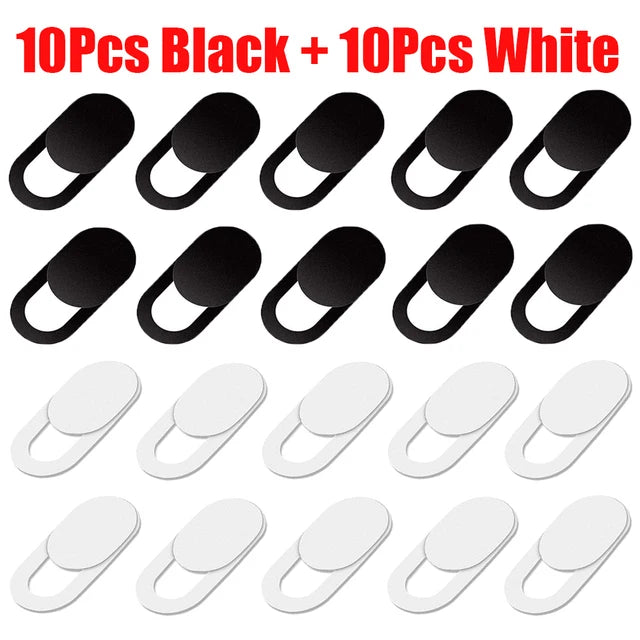 Webcam Cover Shutter Magnet Slider Plastic Camera Cover for iPad Tablet Web Laptop Pc Camera Mobile Phone Lenses Privacy Sticker TechVisio