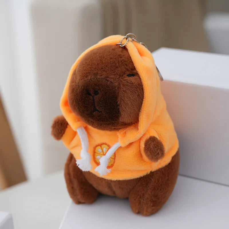 Cute Cartoon Kapibara Pendant Plush Toy Doll Bag Hanging Ornaments Cute Kapila Keychain Doll Car Pendant Desktop Doll Ornaments TechVisio