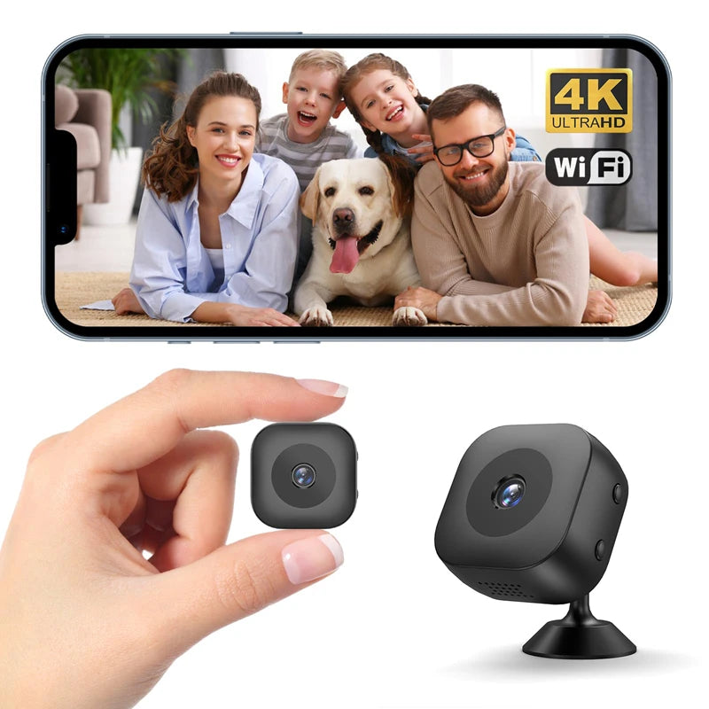 Mini 4K HD Camera WiFi Wireless Monitoring Security Protection Remote Monitor Video Surveillance Smart Home Security System 2026 TechVisio