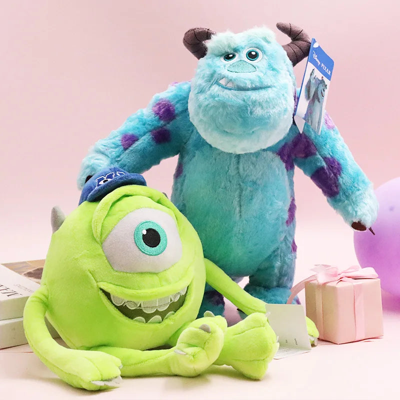 Fluffy Kawaii Sulley Mike Wazowsky Monsters University Stuffed Plush Animals Toy Sets Cute Pixar Doll For Boy Girl Birthday Gift TechVisio