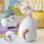 Squishy Chat Kawaii PU Slow Rising – Anti-stress Déco Bureau Enfant TechVisio