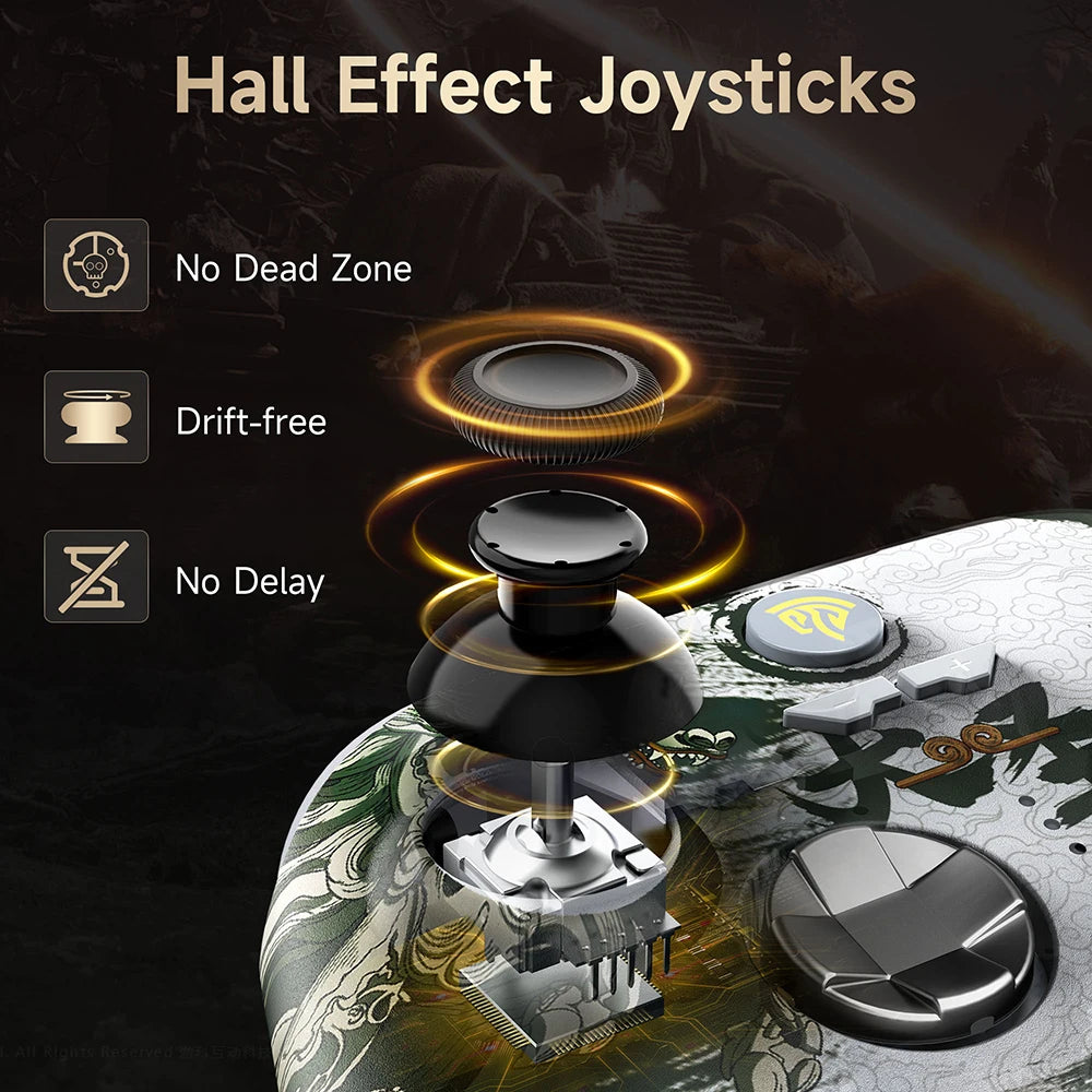EasySMX X15 WuKong Gaming Controller – Hall-Effekt | 30h | RGB | PC Switch