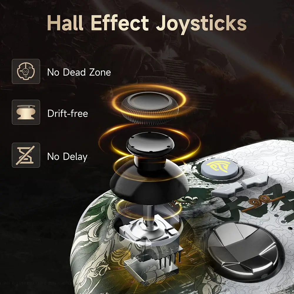 Manette Gaming EasySMX X15 WuKong – Hall Effect | 30h | RGB | PC Switch TechVisio