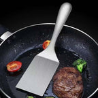 Spatule Inox Professionnelle – Steak Crêpes Teppanyaki Tiramisu TechVisio