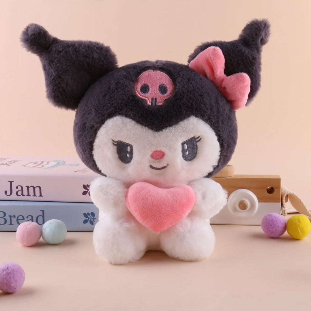 Peluche Coussin Sanrio 22cm – Hello Kitty, Kuromi, Melody, Cinnamoroll