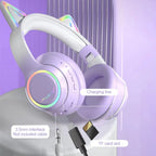 Casque Bluetooth Oreilles de Chat TechVisio