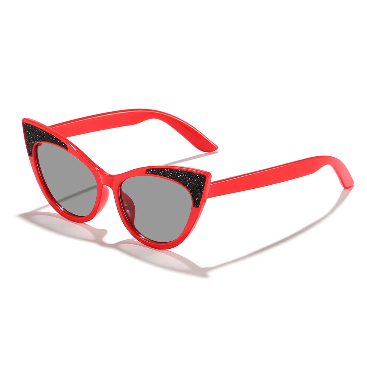 Lovely Cat Eye Children Sunglasses Shiny Bowknot Sun Glasses Kids Cute Baby Eyewear Trend Girls Boy Eyeglasses TechVisio