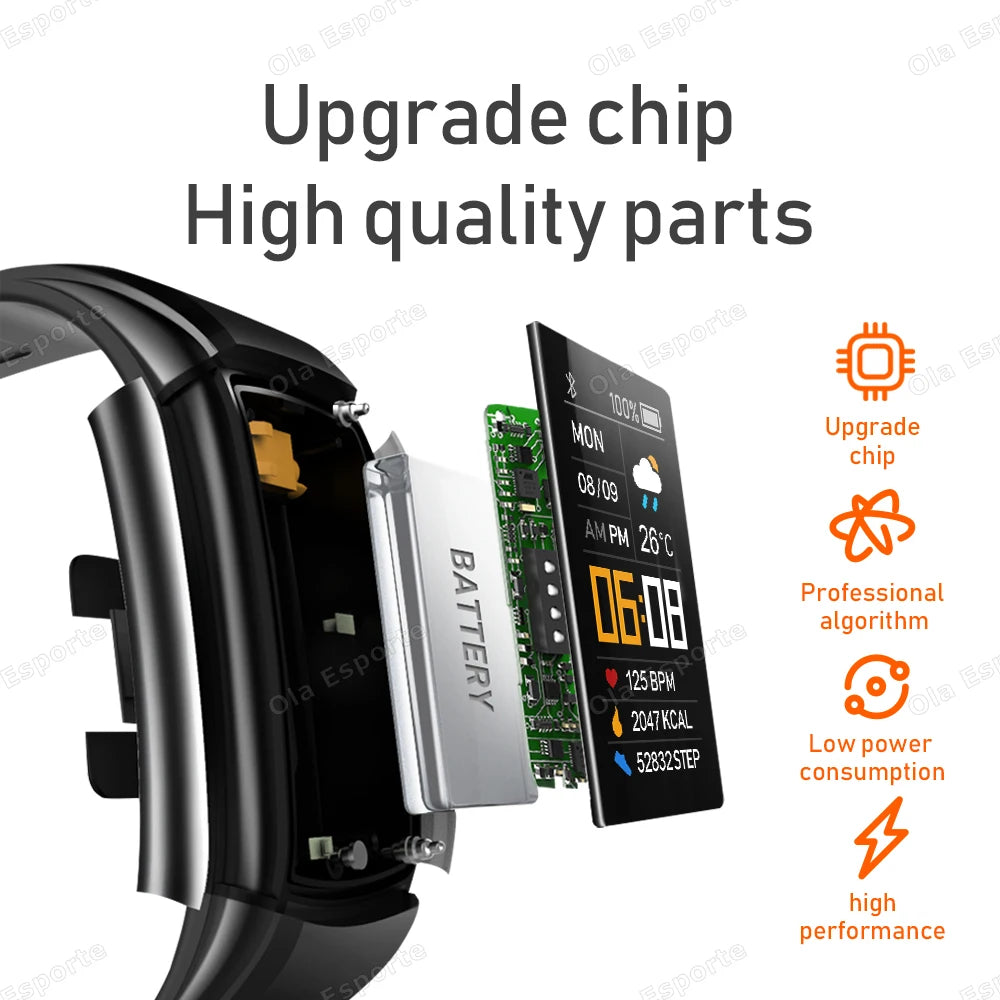 Bracelet Connecté Fitness Tracker – Cardio, Sommeil, GPS